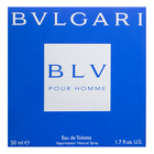 Bvlgari BLV pour Homme Eau de Toilette bărbați 50 ml