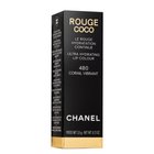 Chanel Rouge Coco Corail Vibrant 480 Lippenstift mit Hydratationswirkung 3,5 g