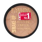 Eveline Anti-Shine Complex Pressed Powder 31 Transparent Puder für eine einheitliche und aufgehellte Gesichtshaut 14 g