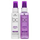 Schwarzkopf Professional BC Bonacure Keratin Smooth Perfect Duo Layering Pflege ohne Spülung für widerspenstiges Haar 100 ml +100 ml