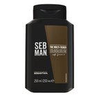 Sebastian Professional Man The Multi-Tasker 3-in-1 Shampoo shampoo, balsamo e gel doccia per tutti i tipi di capelli 250 ml