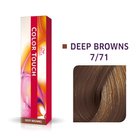 Wella Professionals Color Touch Deep Browns profesionálna demi-permanentná farba na vlasy s multi-rozmernym efektom 7/71 60 ml