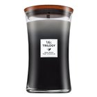 Woodwick Trilogy Warm Woods lumânare parfumată 609,5 g