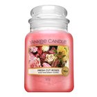 Yankee Candle Fresh Cut Roses lumânare parfumată 623 g