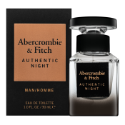 Abercrombie & Fitch Authentic Night Man Eau de Toilette bărbați 30 ml