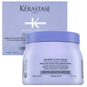 Kérastase Blond Absolu Masque Ultra-Violet maska do włosów siwych i platynowego blondu 500 ml