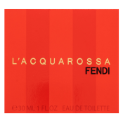 Fendi L'Acquarossa Eau de Toilette da donna 30 ml