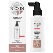 Nioxin System 3 Scalp & Hair Treatment verzorging zonder spoelen voor fijn gekleurd haar 100 ml
