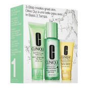 Clinique 3-Step Creates Great Skin Introduction Set Very Dry to Dry sada pro velmi suchou a citlivou pleť 50 ml + 100 ml + 30 ml