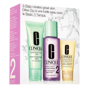 Clinique 3-Step Creates Great Skin Introduction Set Dry/Combination sada pro normální/smíšenou pleť 50 ml + 100 ml + 30 ml
