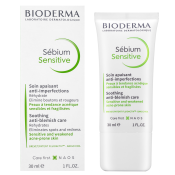 Bioderma Sébium Sensitive Soothing Anti-Blemish Care zklidňující emulze pro problematickou pleť 30 ml