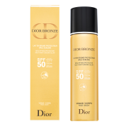 Dior (Christian Dior) Bronze Beautifying Protective Milky Mist Sublime Glow SPF 50 fluido hidratante y protector para piel unificada y sensible 125 ml