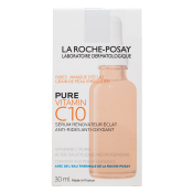 La Roche-Posay Pure Vitamin C10 Renovating Serum serum rozjaśniające z witaminą C przeciw starzeniu się skóry 30 ml
