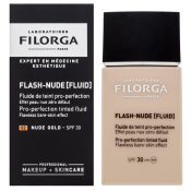 Filorga Flash-Nude Tinted Fluid tónující a hydratační emulze pro sjednocenou a rozjasněnou pleť 02 Nude Gold 30 ml