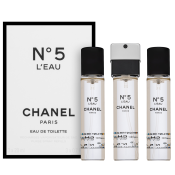 Chanel No.5 L'Eau - Refill woda toaletowa dla kobiet 3 x 20 ml