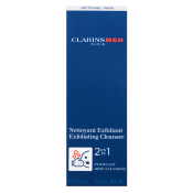 Clarins Men Exfoliating Cleanser mască de curățare și exfoliere 2în1 125 ml