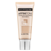 Maybelline Affinitone Hydrating tone-on-tone Foundation tekući make-up s hidratantnim učinkom 03 Light Sand Beige 30 ml