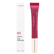 Clarins Velvet Lip Perfector lesk na rty s hydratačním účinkem 03 Velvet Red 12 ml