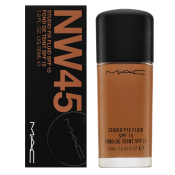 MAC Studio Fix Fluid Foundation SPF15 dlouhotrvající make-up pro sjednocenou a rozjasněnou pleť NW45 30 ml