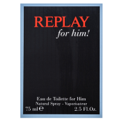 Replay For Him Eau de Toilette for men 75 ml