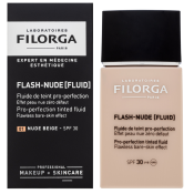 Filorga Flash-Nude Tinted Fluid tónující a hydratační emulze pro sjednocenou a rozjasněnou pleť 01 Nude Beige 30 ml