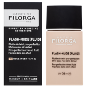 Filorga Flash-Nude Tinted Fluid tónující a hydratační emulze pro sjednocenou a rozjasněnou pleť 00 Nude Ivory 30 ml