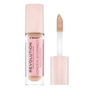 Makeup Revolution Conceal & Correct tekutý korektor Peach 4 ml