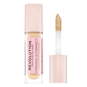 Makeup Revolution Conceal & Correct tekutý korektor Banana 4 ml