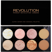 Makeup Revolution Ultra Blush Palette multifunkční paleta Golden Sugar 13 g