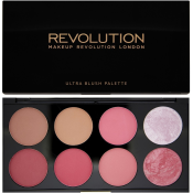 Makeup Revolution Ultra Blush Palette Sugar & Spice multifunkčná paleta 13 g