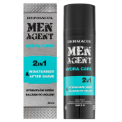 Dermacol Men Agent Hydra Care 2in1 Moisturiser & After Shave hydratační emulze 2v1 50 ml
