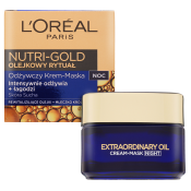 L´Oréal Paris Nutri Gold Extraordinary Oil Night Cream Mask nachtcrème voor een uniforme en stralende teint 50 ml