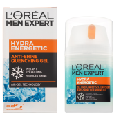L´Oréal Paris Men Expert Hydra Energetic Anti-Shine Quenching Gel gelový krém pro muže 50 ml