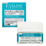 Eveline Hyaluron Clinic Day And Night Cream 50+ omlazující pleťový krém proti vráskám 50 ml