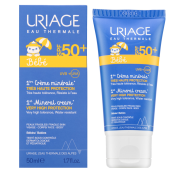 Uriage Bébé 1st Mineral Cream SPF50+ ochranný krém pro děti 50 ml