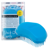 Tangle Teezer Thick & Curly kefa na vlasy Azure Blue
