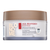 Schwarzkopf Professional BlondMe All Blondes Rich Mask hranjiva maska za plavu kosu 200 ml