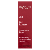 Clarins Joli Rouge Lipstick dlouhotrvající rtěnka s hydratačním účinkem 758 Sandy Pink 3,5 g