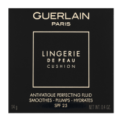 Guerlain Lingerie De Peau Cushion dlouhotrvající make-up pro sjednocenou a rozjasněnou pleť 04 Moyen 14 g