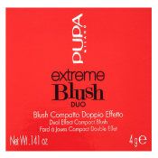 Pupa Extreme Blush DUO 140 Radiant Flamingo - Glow Creamy pudrová tvářenka 4 g