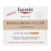 Eucerin Hyaluron-Filler + Elasticity Day Care SPF30 cremă hrănitoare anti riduri 50 ml
