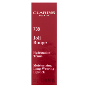 Clarins Joli Rouge Lipstick langhoudende lippenstift met hydraterend effect 738 Royal Plum 3,5 g