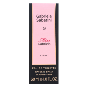 Gabriela Sabatini Miss Gabriela Night Eau de Toilette voor vrouwen 30 ml