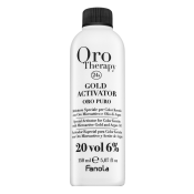 Fanola Oro Therapy 24k Gold Activator Oro Puro emulsie activatoare pentru toate tipurile de păr 6% 20 Vol. 150 ml