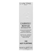 Lancôme L'Absolu Rouge Intimatte rtěnka s matujícím účinkem 130 Not Flirting 3,4 g