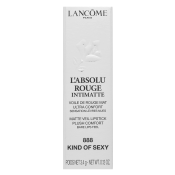 Lancôme L'Absolu Rouge Intimatte rtěnka s matujícím účinkem 888 Kind Of Sexy 3,4 g