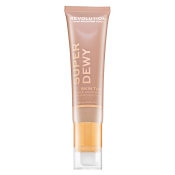 Makeup Revolution Super Dewy Skin Tint Moisturizer tónující a hydratační emulze Light Beige 55 ml