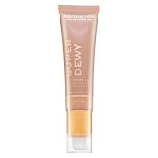 Makeup Revolution Super Dewy Skin Tint Moisturizer tónující a hydratační emulze Medium 55 ml