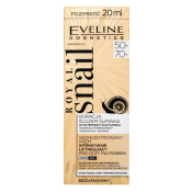 Eveline Royal Snail Concentrated Intensely Lifting Eye Cream 50+/70+ liftingový zpevňující krém proti vráskám 20 ml