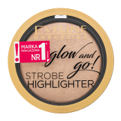 Eveline Glow And Go! Strobe Highlighter puder za ujednačenu i prosvijetljenu kožu 01 Champagne 8,5 g